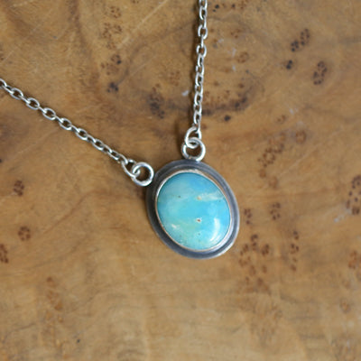 Blue Opal Classic Teardrop Necklace | Landing Company